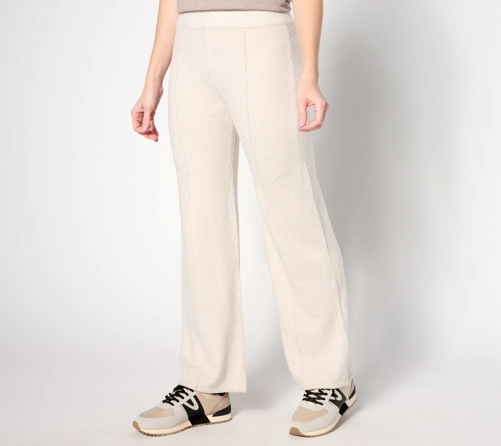 "As Is" Barefoot Dreams Petite CozyChic Lite Wide Leg Pants