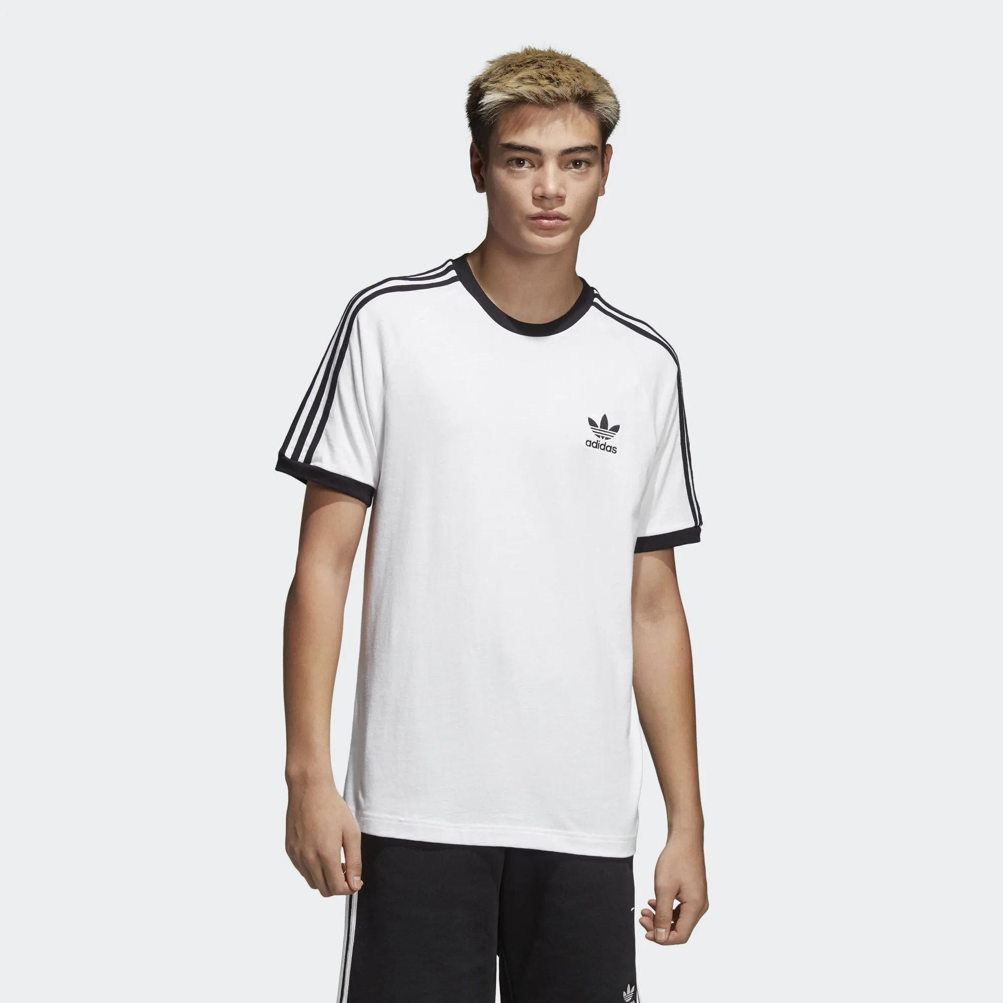 Adidas Men's 3 Stripe Trefoil T-Shirt CW1203