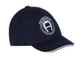 Aigner Cap Logo Navy