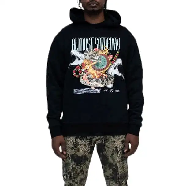 Almost Someday Remorse Hoodie (Black) C7-48