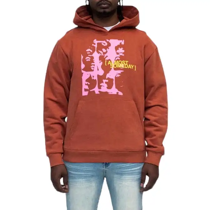 Almost Someday Sacred Hoodie (Burnt Orange) C7-42