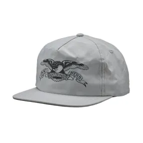 Anti Hero Basic Eagle Snapback - Light Grey/Black