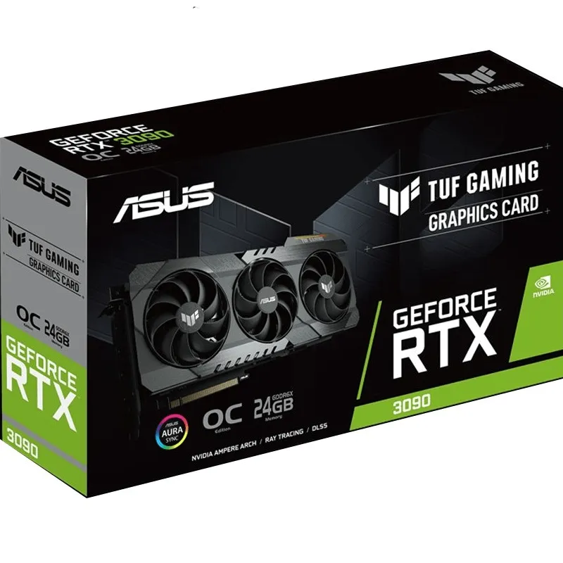 Asus NVIDIA GeForce OC RTX 3090 TUF 24GB GA102-300 Gaming Graphics Card