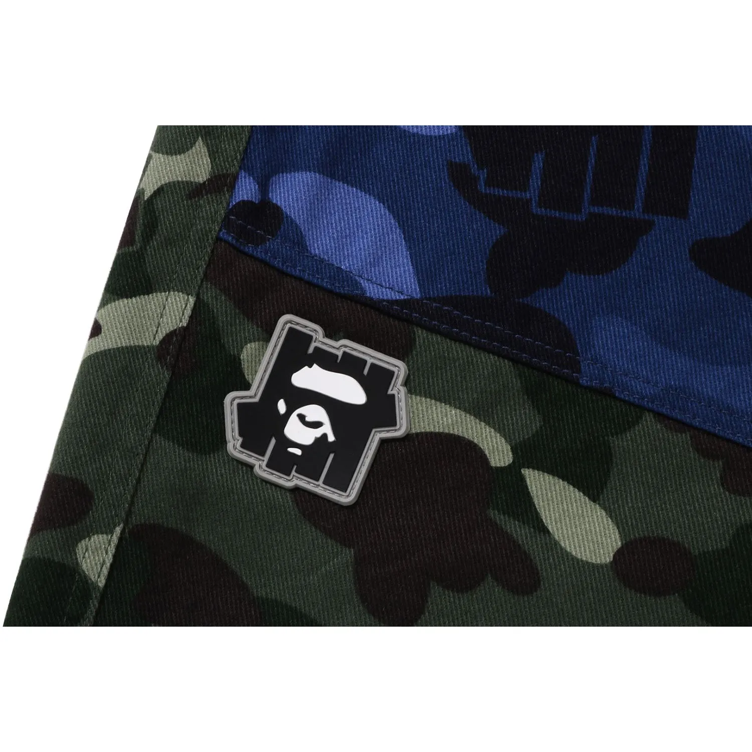 BAPE X UNDEFEATED COLOR CAMO FLANNEL PANTS MENS