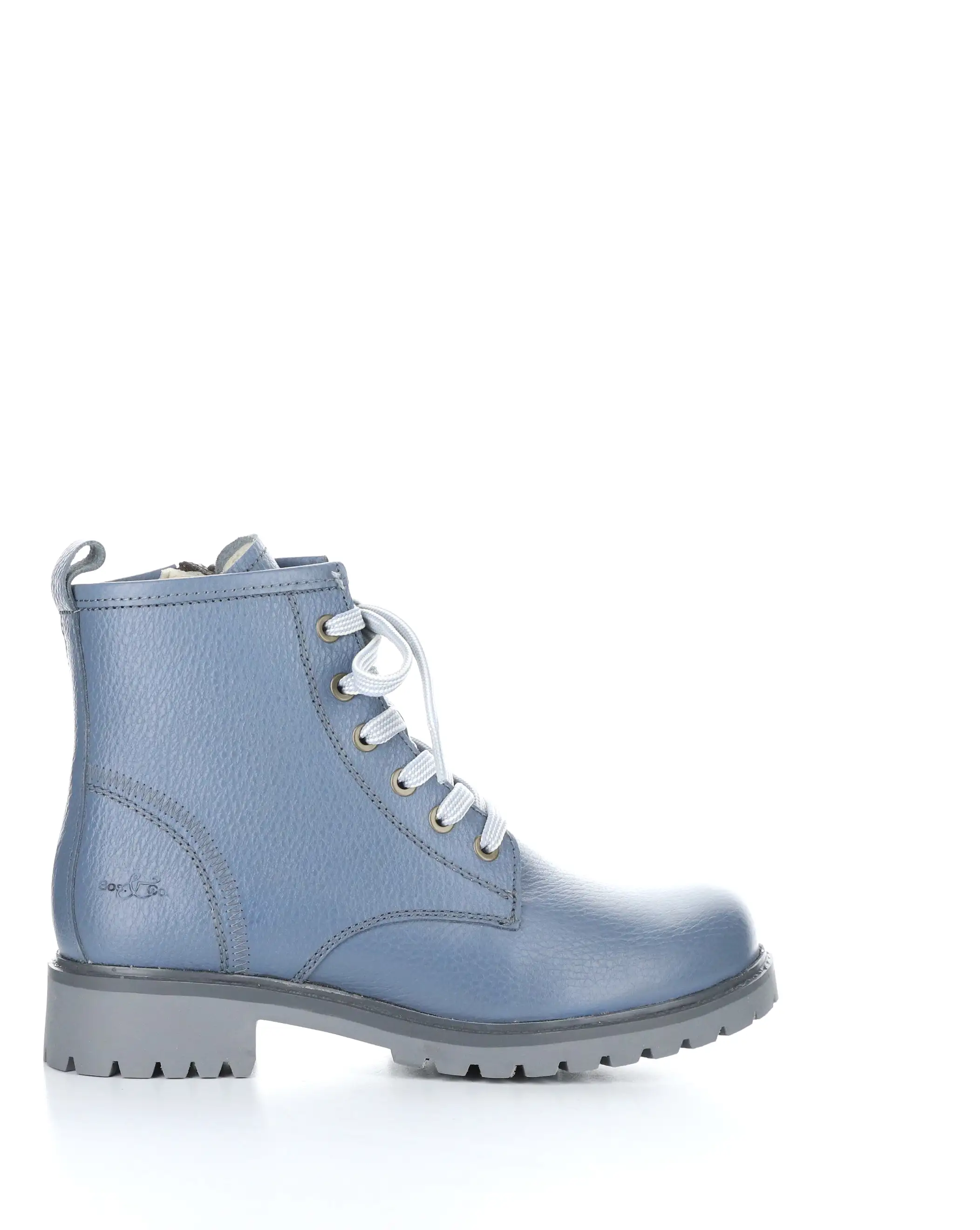 CARINAS STEEL BLUE Round Toe Boots