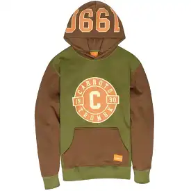 Carrots Established Color Block Hoodie (Brown/Olive)