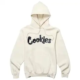 Cookies Original Mint Fleece Hoodie (Cream/Black) CM232HFP04