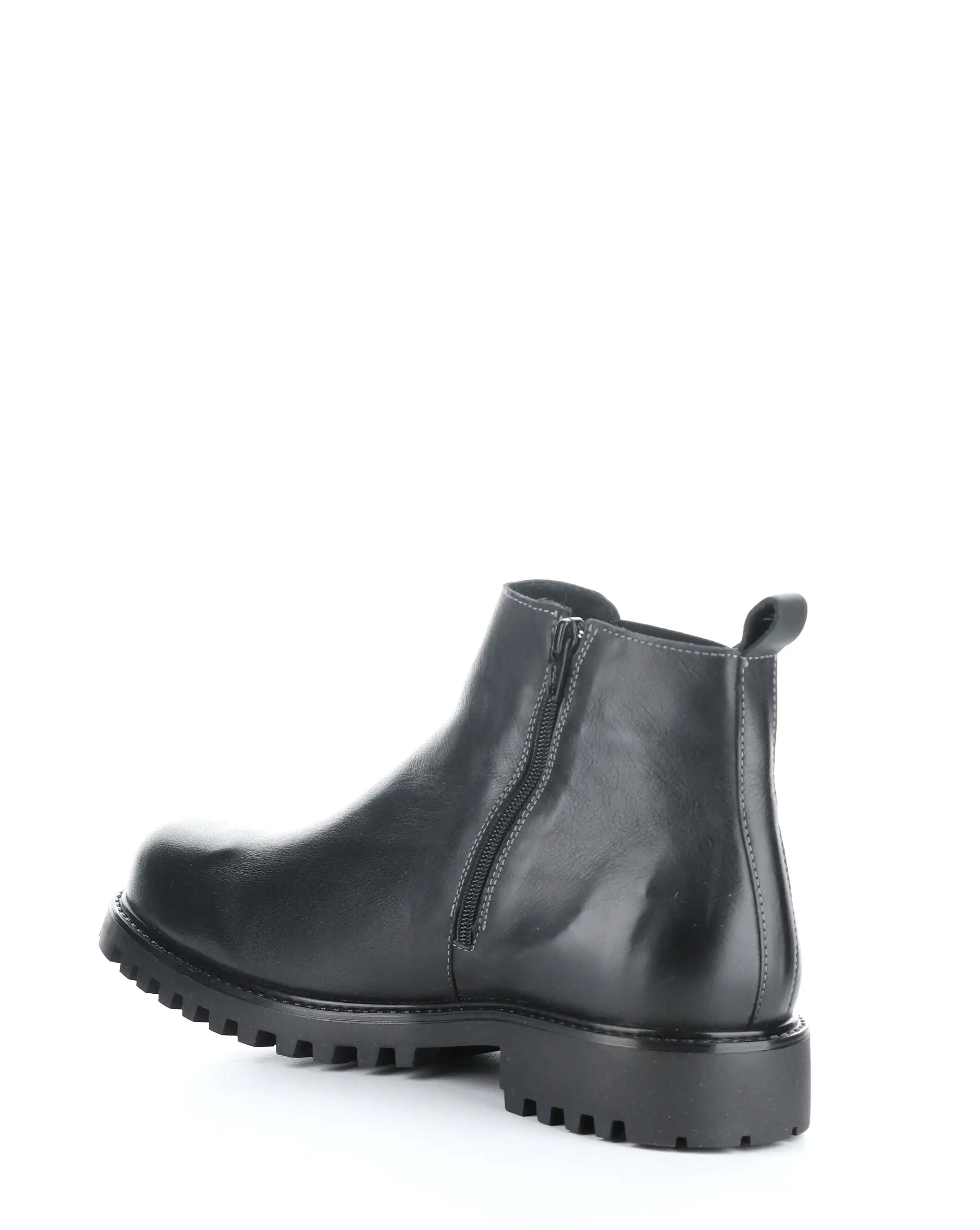 DAX BLACK Round Toe Boots