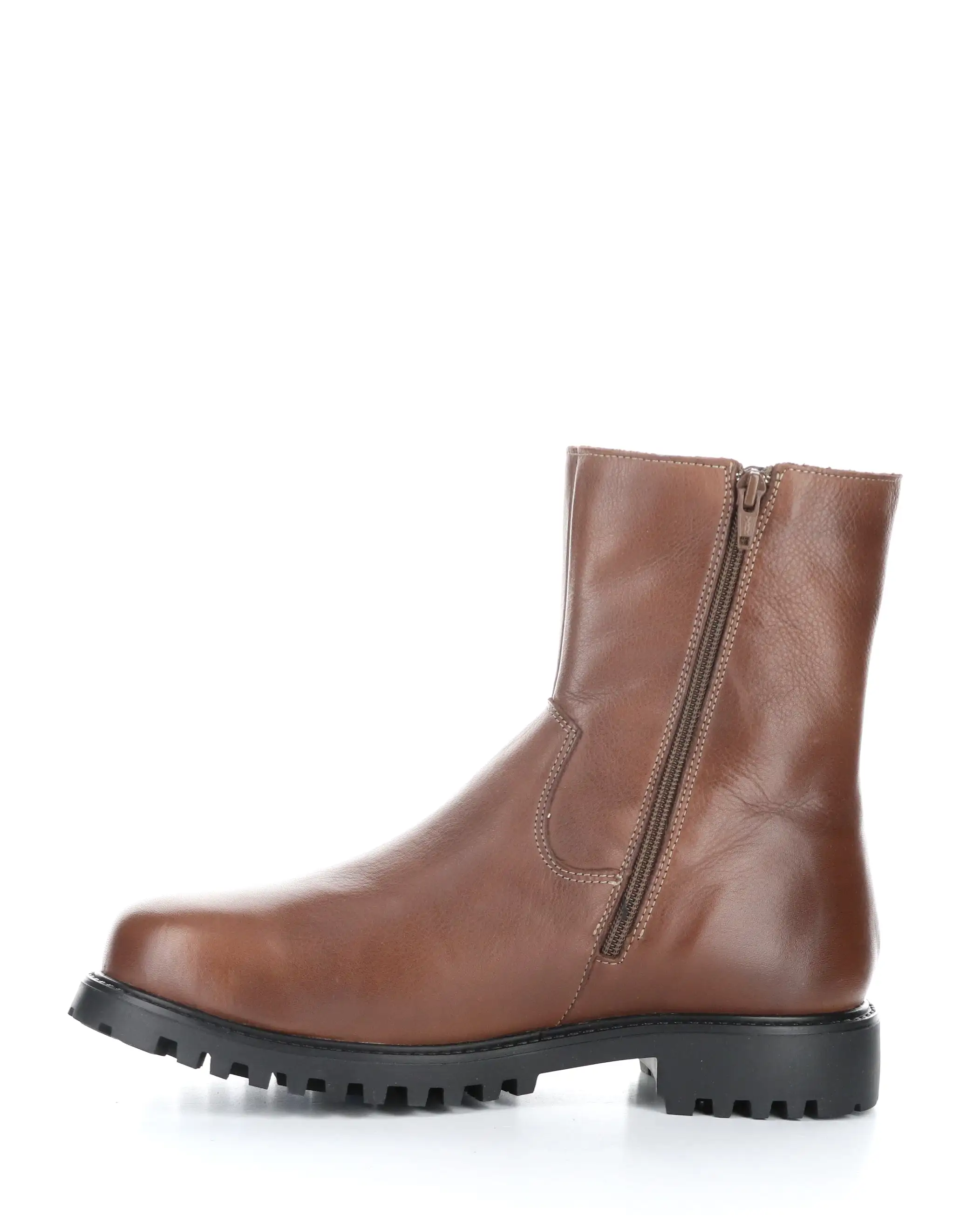 DEREK COFFEE Round Toe Boots