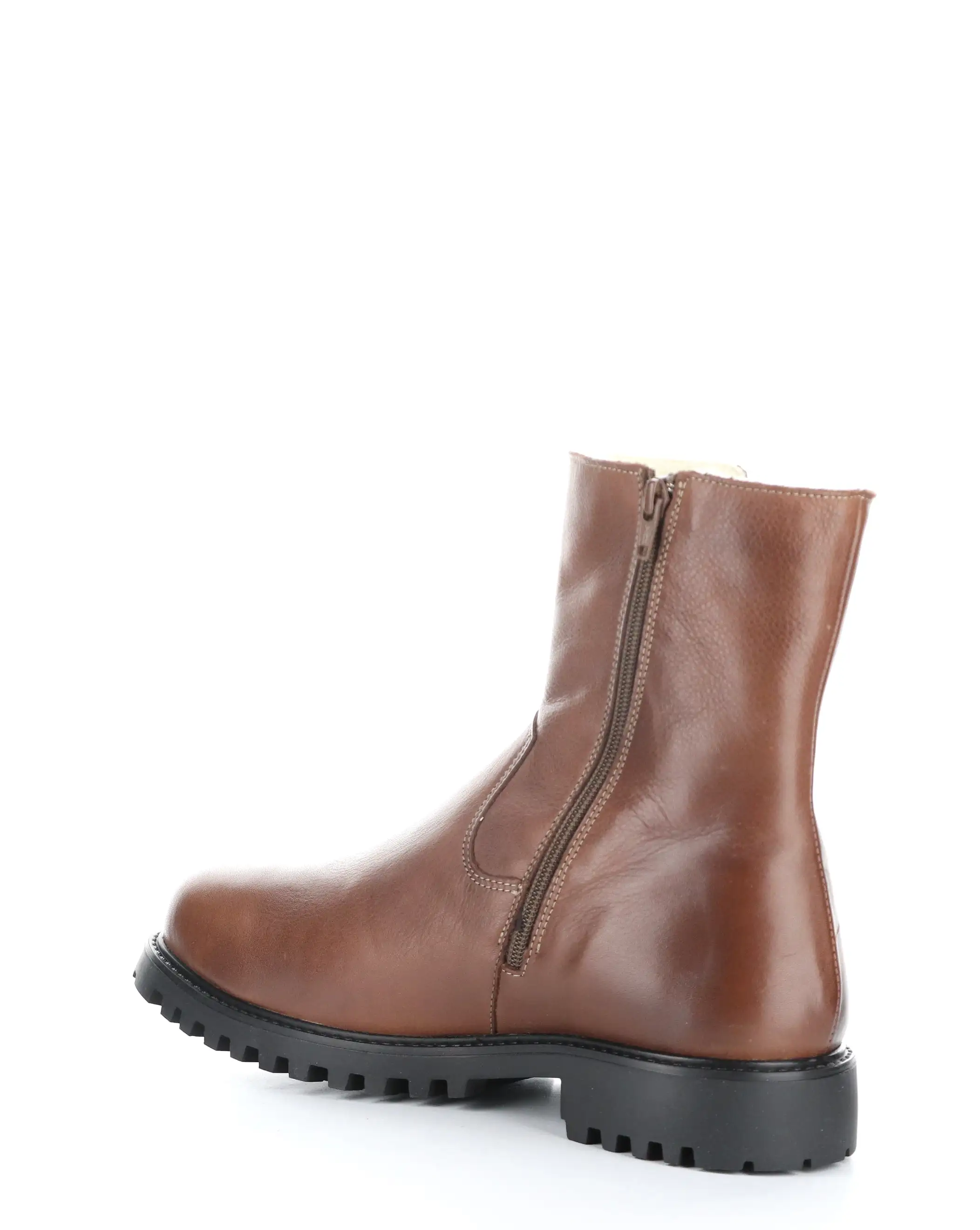 DEREK COFFEE Round Toe Boots