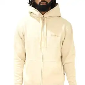 Doctrine Denim Core Dagger Facial Hoodie (Heather Oatmeal) DB0044