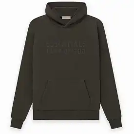 Fear Of God Essentials Hoodie (Off Black)