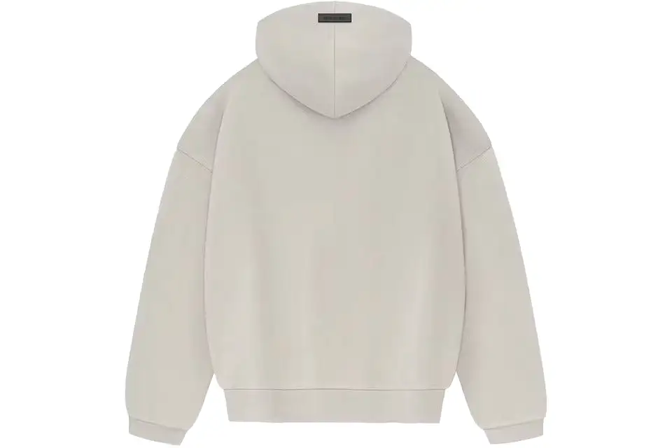 Fear of God Essentials Hoodie Silver Cloud