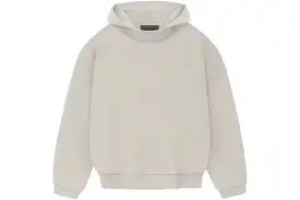 Fear of God Essentials Hoodie Silver Cloud