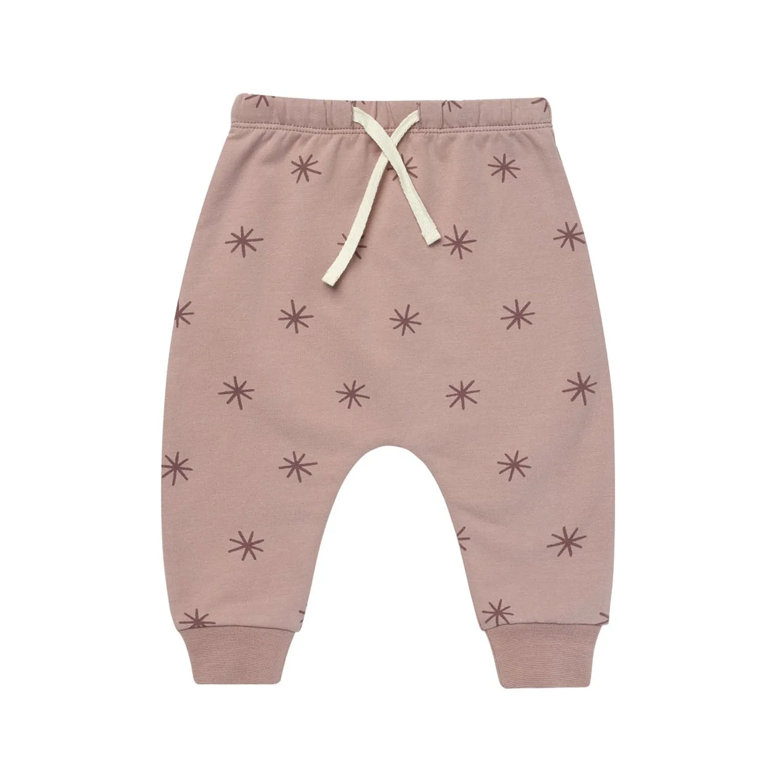 Fleece Sweatpant - Snow Stars - Mauve - FINAL SALE