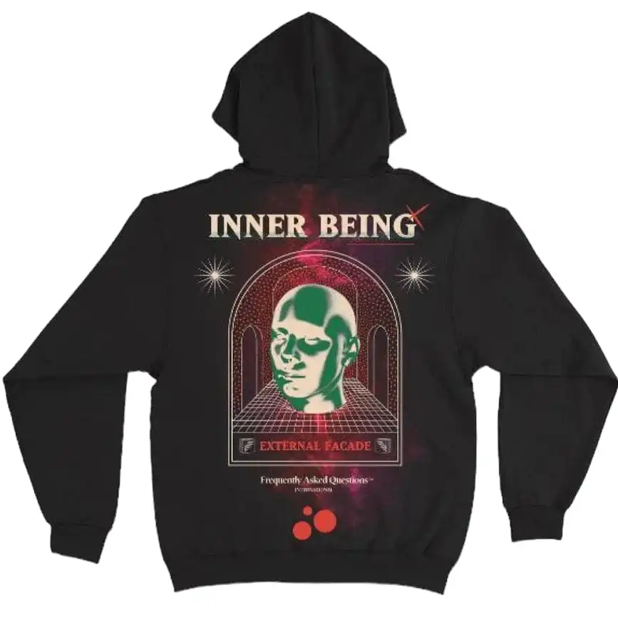 Frequently Asked Questions Inner Being Hoodie (Black) 23-399HD