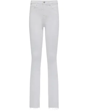 High Rise Ruth Straight Jean in Blanc