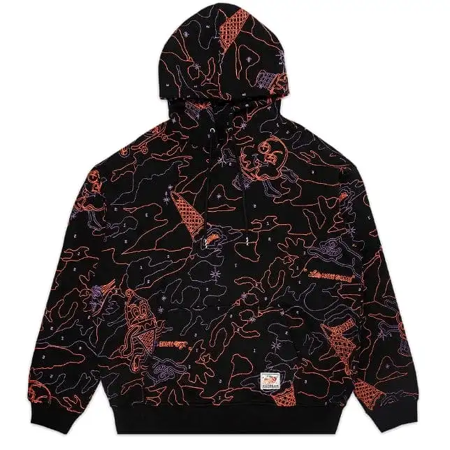 Ice Cream Camo Hoodie (Black) 431-6305