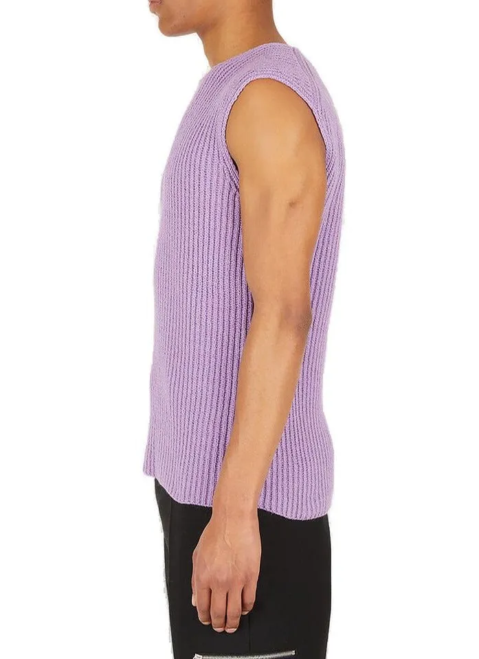 Jil Sander Rib-Knitted Vest