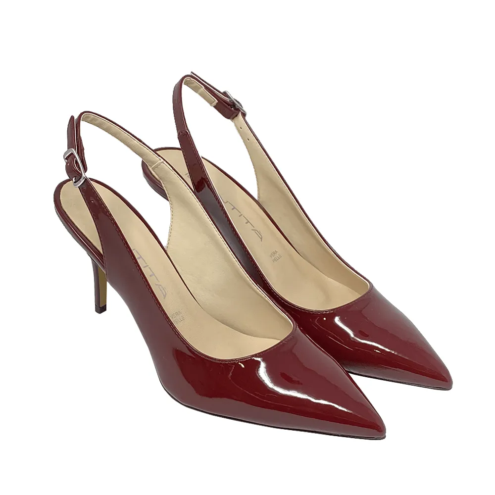 JUSTINA VERNICE BORDEAUX 70mm