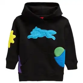 Kids Ice Cream Shapes Pullover Hoodie (Black) 433-6302