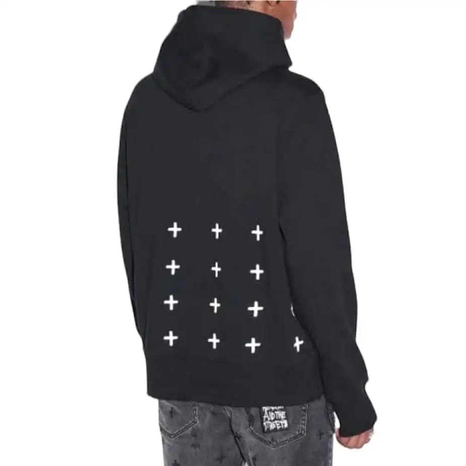 Ksubi Graff Kash Hoodie (Jet Black) MFA23FL009