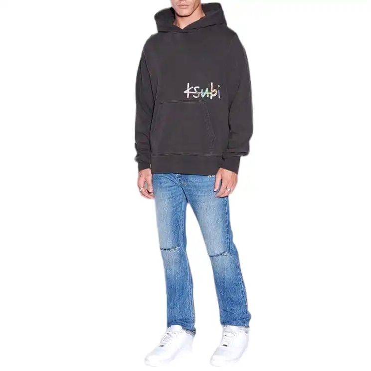 Ksubi Kulture Kash Hoodie (Faded Black) MFA23FL012