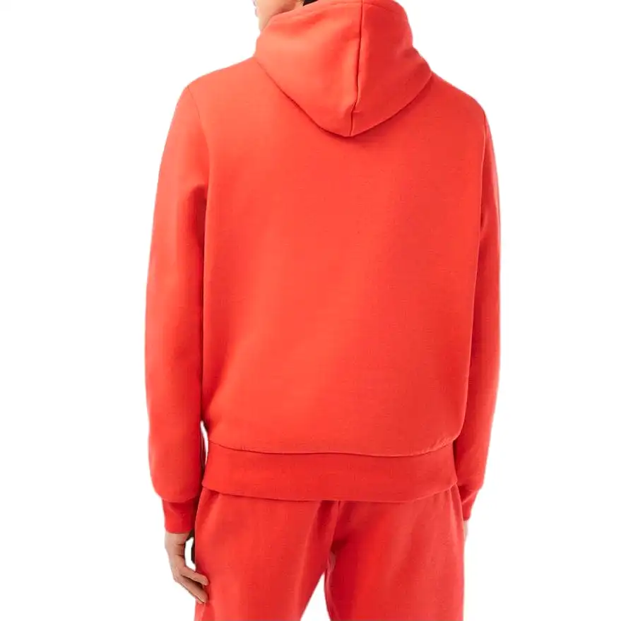 Lacoste Organic Cotton Hoodie (Orange) SH9623-51