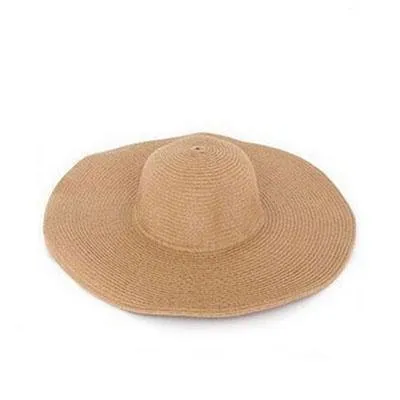 Large Brimmed Straw Fashion Seaside Summer Sun Visor Hats for Women