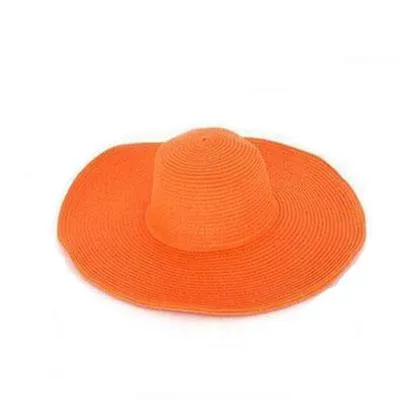 Large Brimmed Straw Fashion Seaside Summer Sun Visor Hats for Women