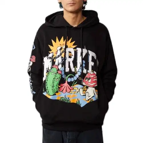 Market Fantasy Farm Pullover Hoodie (Black) 397000504