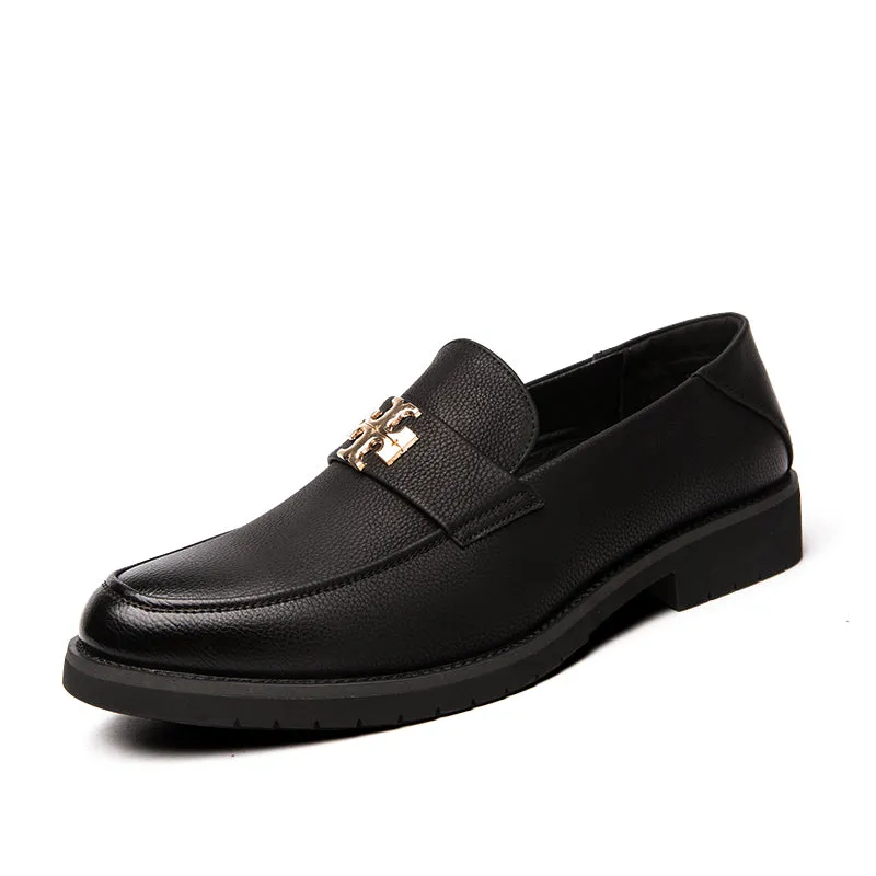 MBluxyGenuine Leather Men's Dress Shoes