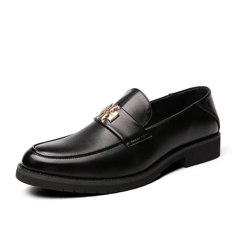 MBluxyGenuine Leather Men's Dress Shoes