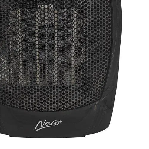 Nero Ceramic Heater Cool Warm Hot Adjustable 1500W Black