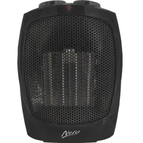 Nero Ceramic Heater Cool Warm Hot Adjustable 1500W Black