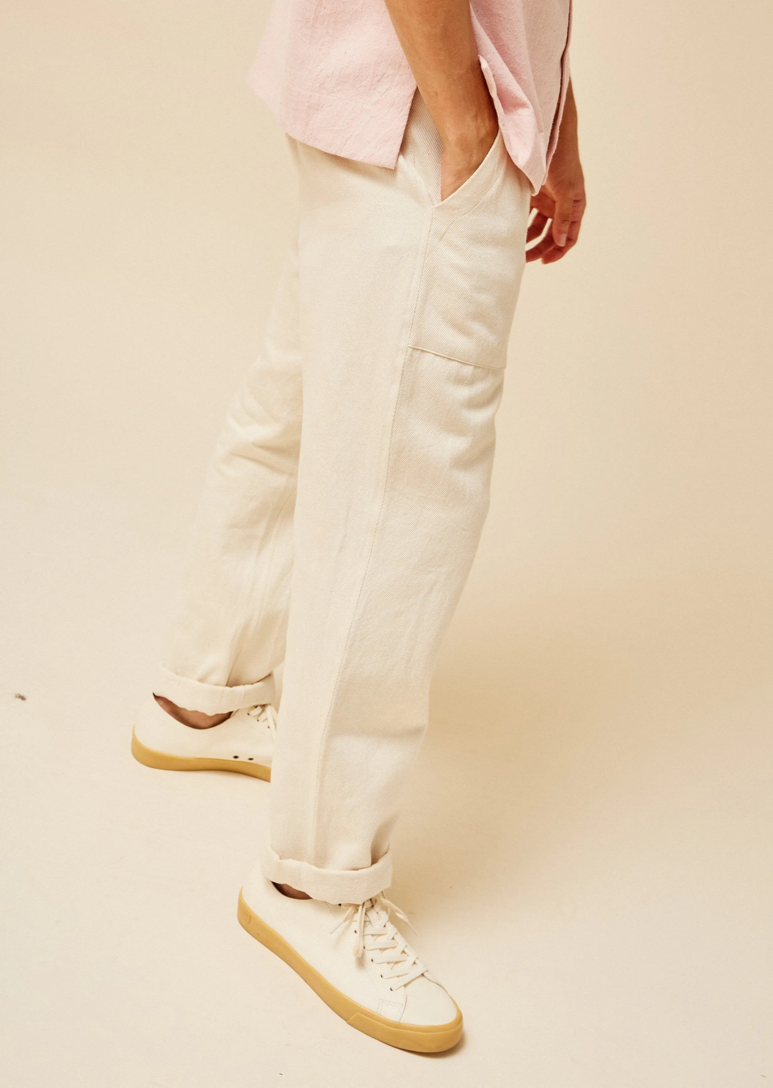 OBELISK PANT Natural Denim