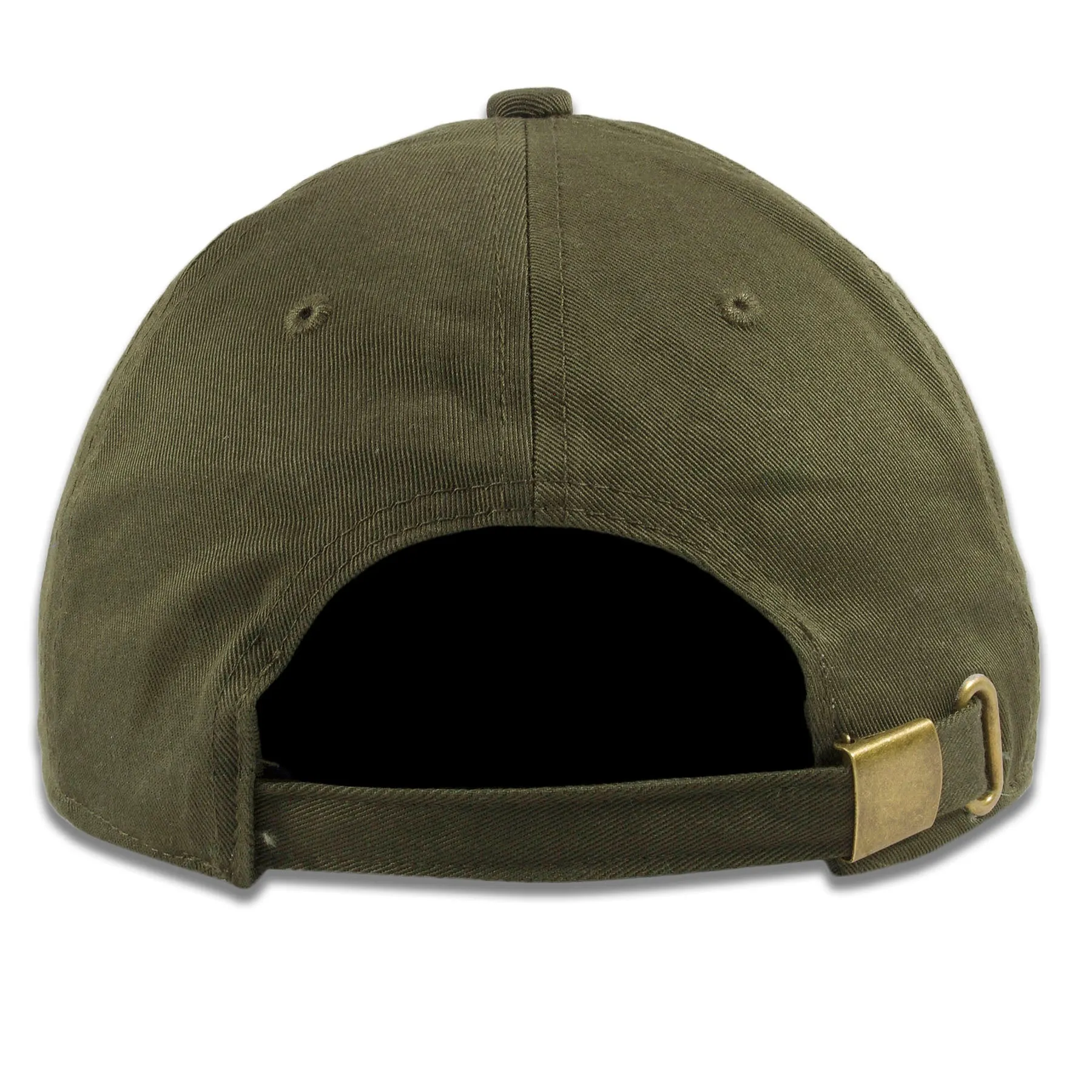 Olive Blank Adjustable Dad Hat