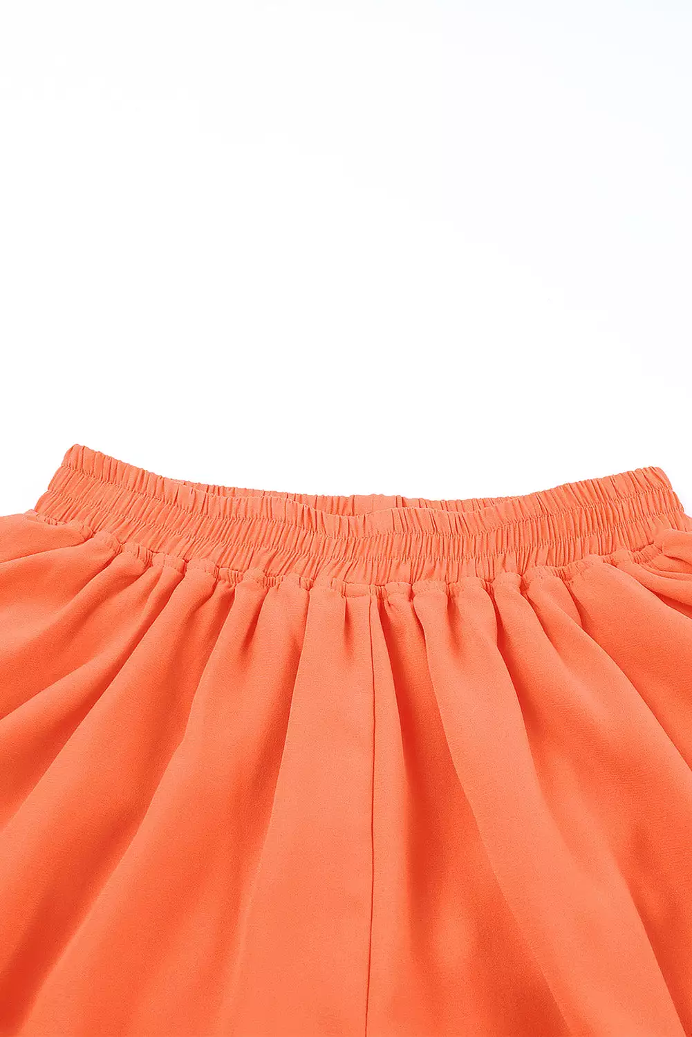 Orange Layered Sports Skirt