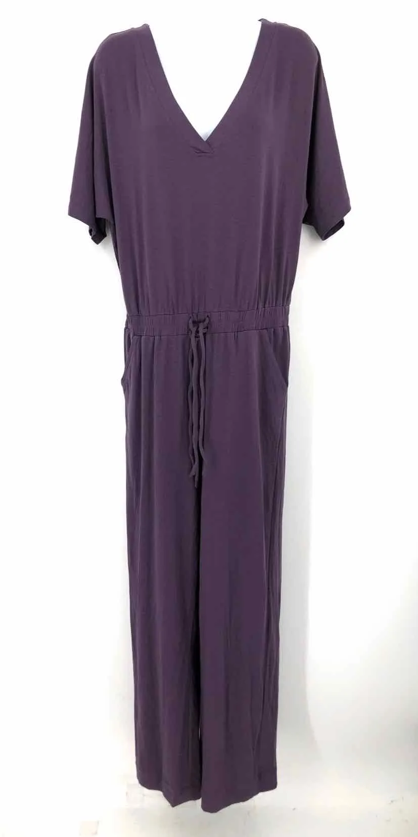 PACT Purple Pants Short Sleeves Size MEDIUM (M) Jumpsuit