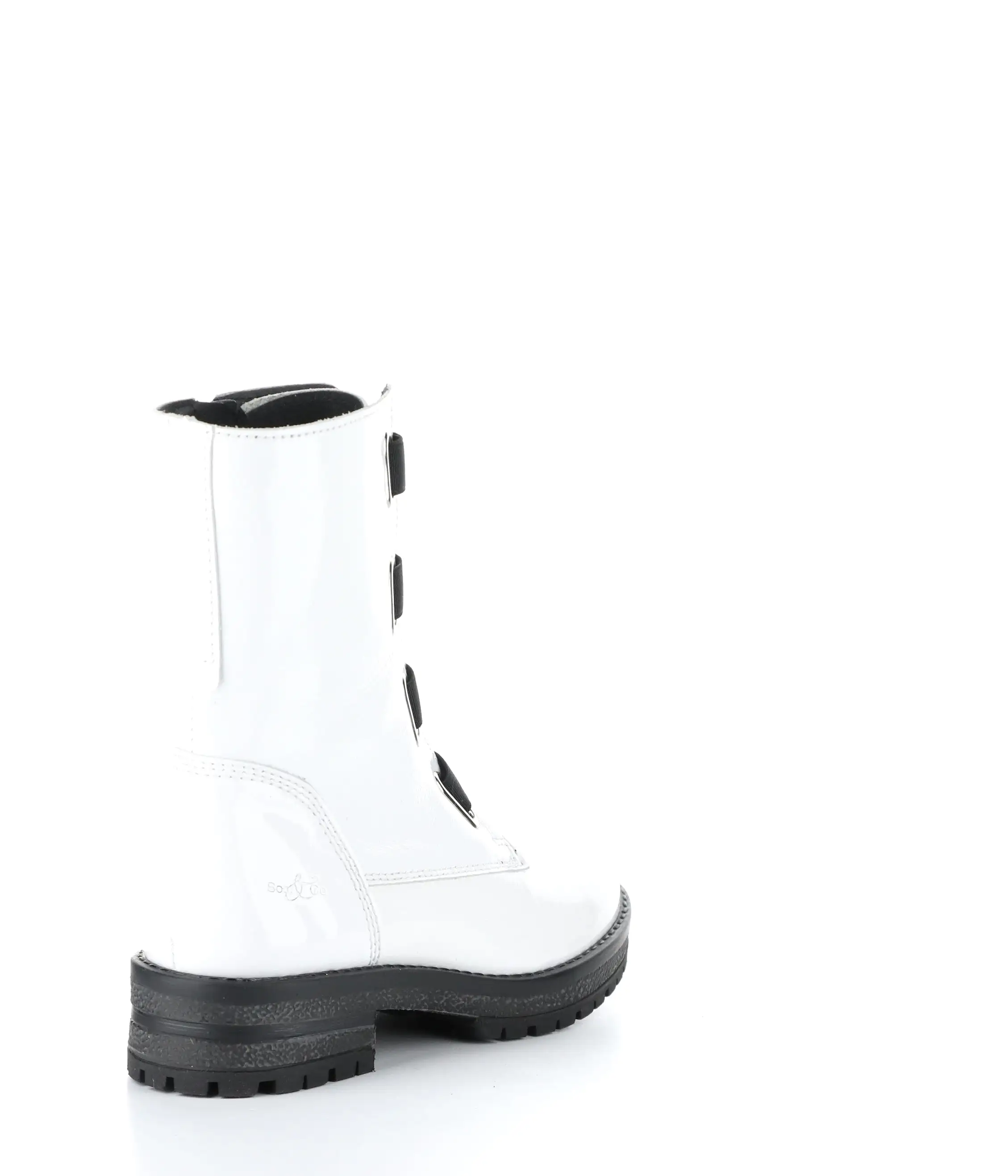 PAUSE WHITE/BLACK Elasticated Boots