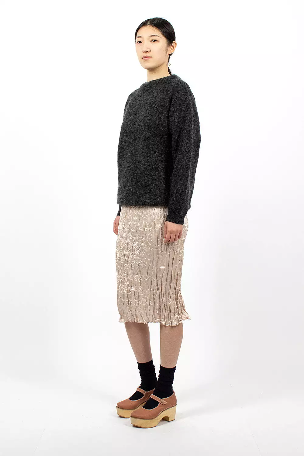 Pencil Skirt Pebble Beige