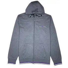 Psycho Bunny Palmer Full Zip Hoodie (Heather Storm) - B6H114N1FL