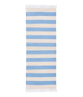 Rugby Stripe Runner in Ocean