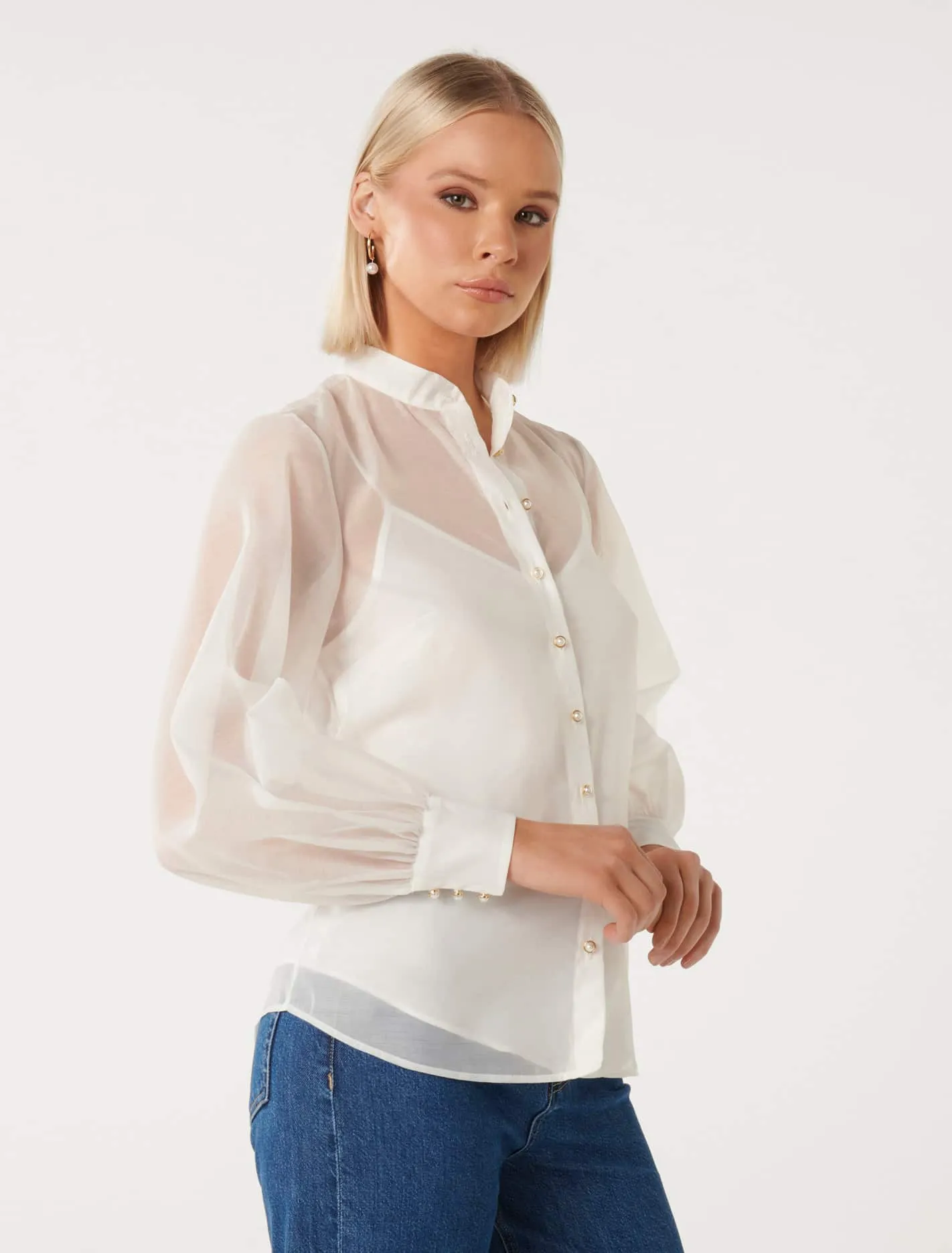 Sasha Organza Blouse