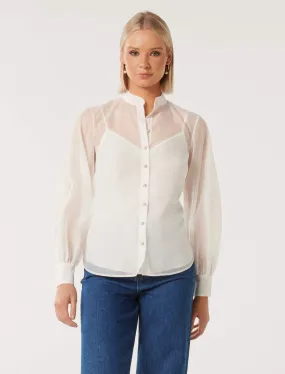 Sasha Organza Blouse