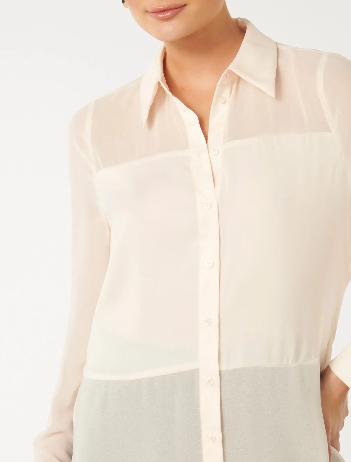 Scout Sheer Panelled Shirt