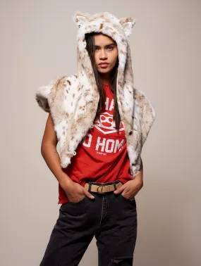 Siberian Snow Leopard Shawl SpiritHood