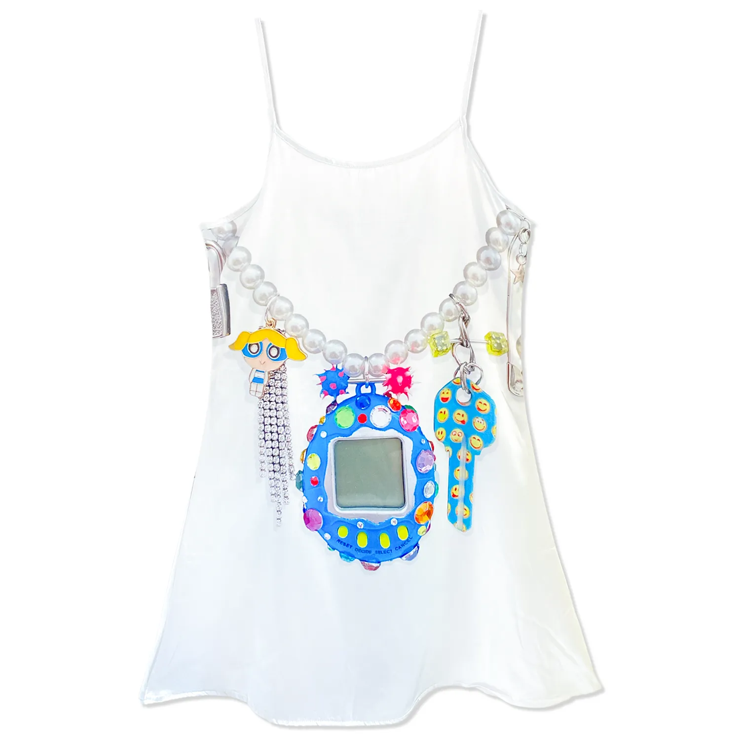 SMALL - TAMAGOTCHI SLIP DRESS