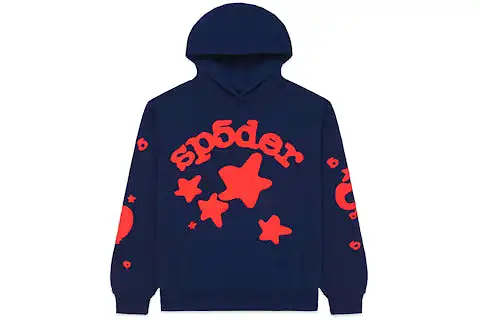 Sp5der Beluga Hoodie Navy