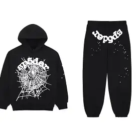 Sp5der OG Web Hoodie and Pants Black (SET)